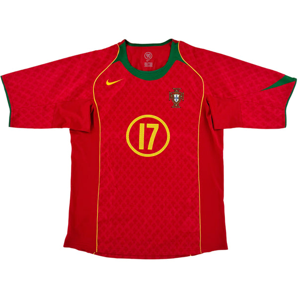 2004 Portugal EK Thuis Shirt Ronaldo - Oldschool Voetbalshirts