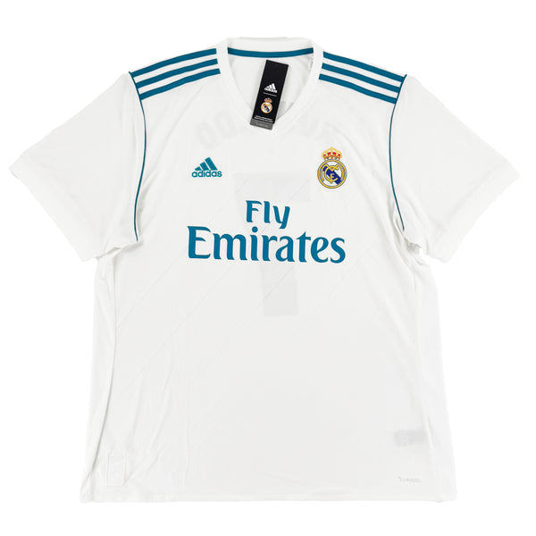 2017-18 Real Madrid Thuis Shirt Ronaldo #7 - Nieuw - (XL) - Oldschool Voetbalshirts