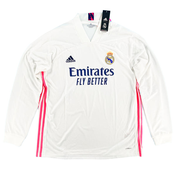2020-21 Real Madrid Thuis Shirt - 9/10 - (XL) - Oldschool Voetbalshirts