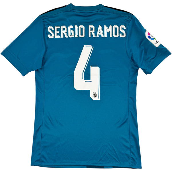2017-18 Real Madrid Derde Shirt Ramos - Oldschool Voetbalshirts