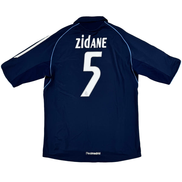 2005-06 Real Madrid Uit Shirt Zidane - 10/10 - (M) - Oldschool Voetbalshirts