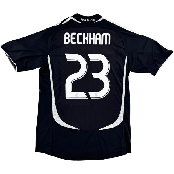 2006-07 Real Madrid Uit Shirt Beckham - Oldschool Voetbalshirts