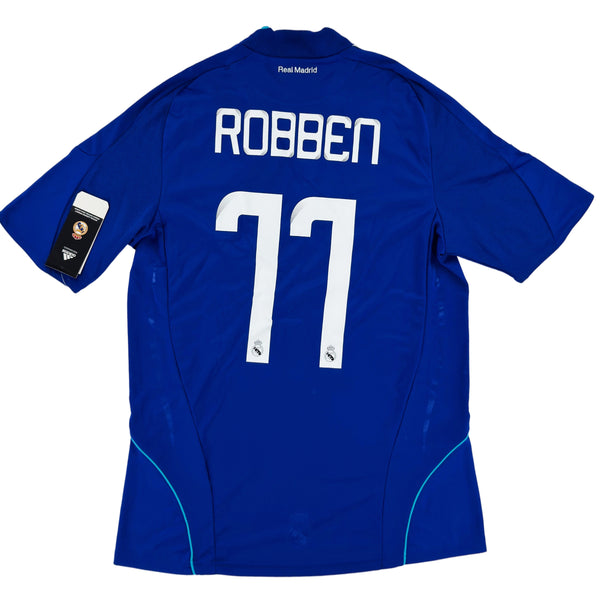 2008-09 Real Madrid Uit Shirt Robben - Oldschool Voetbalshirts