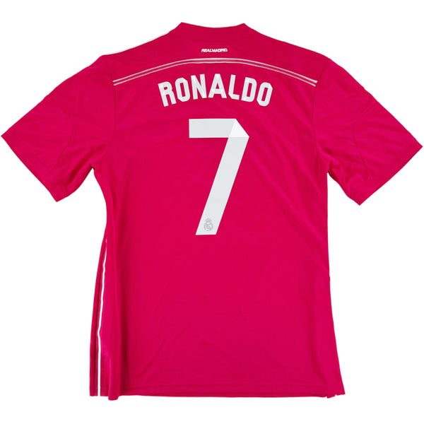 2014-15 Real Madrid Player Issue Uit Shirt Ronaldo - 8/10 - (XL) - Oldschool Voetbalshirts