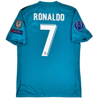 2017-18 Real Madrid Uit Shirt Ronaldo - Oldschool Voetbalshirts
