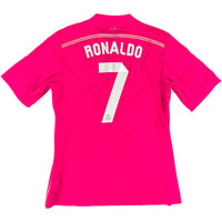 2014-15 Real Madrid Uit Shirt Ronaldo #7 - 7/10 - (L) - Oldschool Voetbalshirts