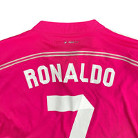 2014-15 Real Madrid Uit Shirt Ronaldo #7 - 7/10 - (L) - Oldschool Voetbalshirts