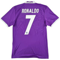2016-17 Real Madrid Uit Shirt Ronaldo #7 - 8/10 - (S) - Oldschool Voetbalshirts