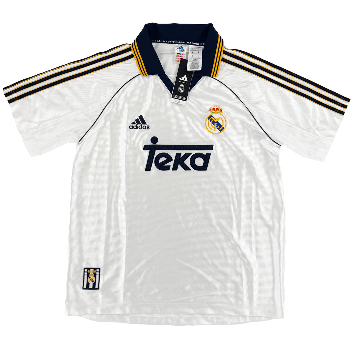 1999-00 Real Madrid Thuis Shirt - Oldschool Voetbalshirts