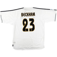2003-04 Real Madrid Thuis Shirt Beckham - Oldschool Voetbalshirts