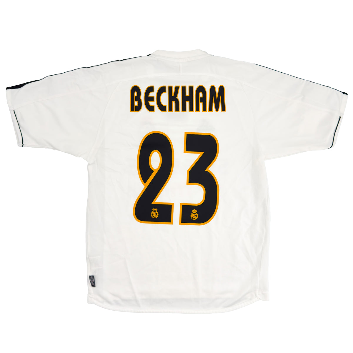 2003-04 Real Madrid Thuis Shirt Beckham - Oldschool Voetbalshirts