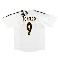 2004-05 Real Madrid Thuis Shirt Ronaldo - Oldschool Voetbalshirts