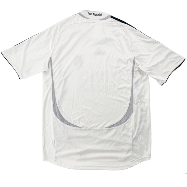 2006-07 Real Madrid Thuis Shirt - 9/10 - (XL) - Oldschool Voetbalshirts
