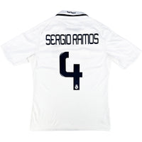 2008-09 Real Madrid Home Shirt Ramos