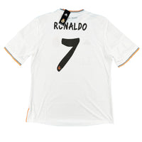 2013-14 Real Madrid Home Shirt Ronaldo #7 - 8/10 - (XL)