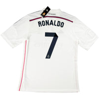 2014-15 Real Madrid Thuis Shirt Ronaldo - Oldschool Voetbalshirts