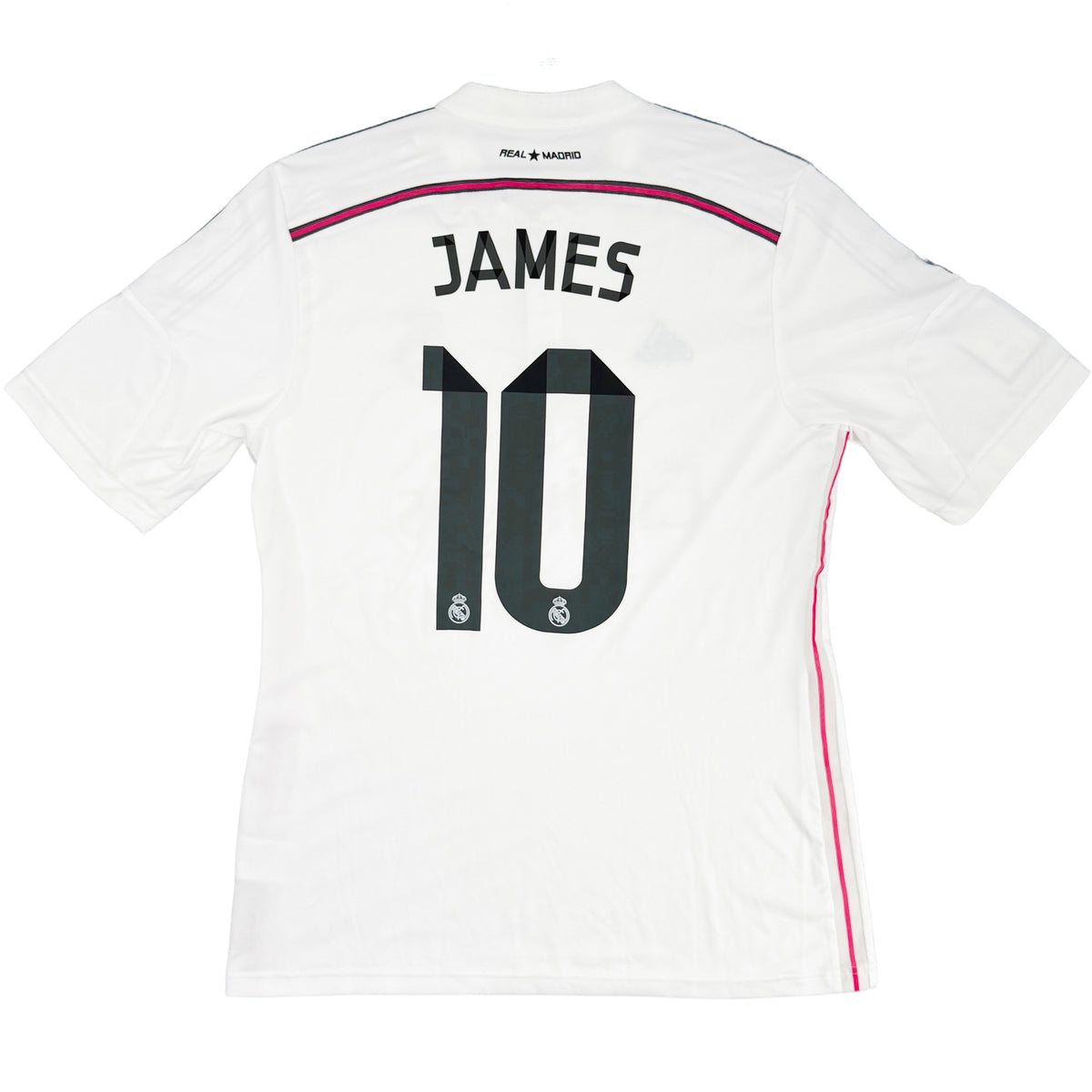 2014-15 Real Madrid Thuis Shirt James - Oldschool Voetbalshirts