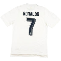 2015-16 Real Madrid Thuis Shirt Ronaldo - Oldschool Voetbalshirts