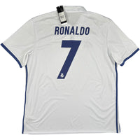2016-17 Real Madrid Thuis Shirt Ronaldo #7 - 9/10 - (XL)