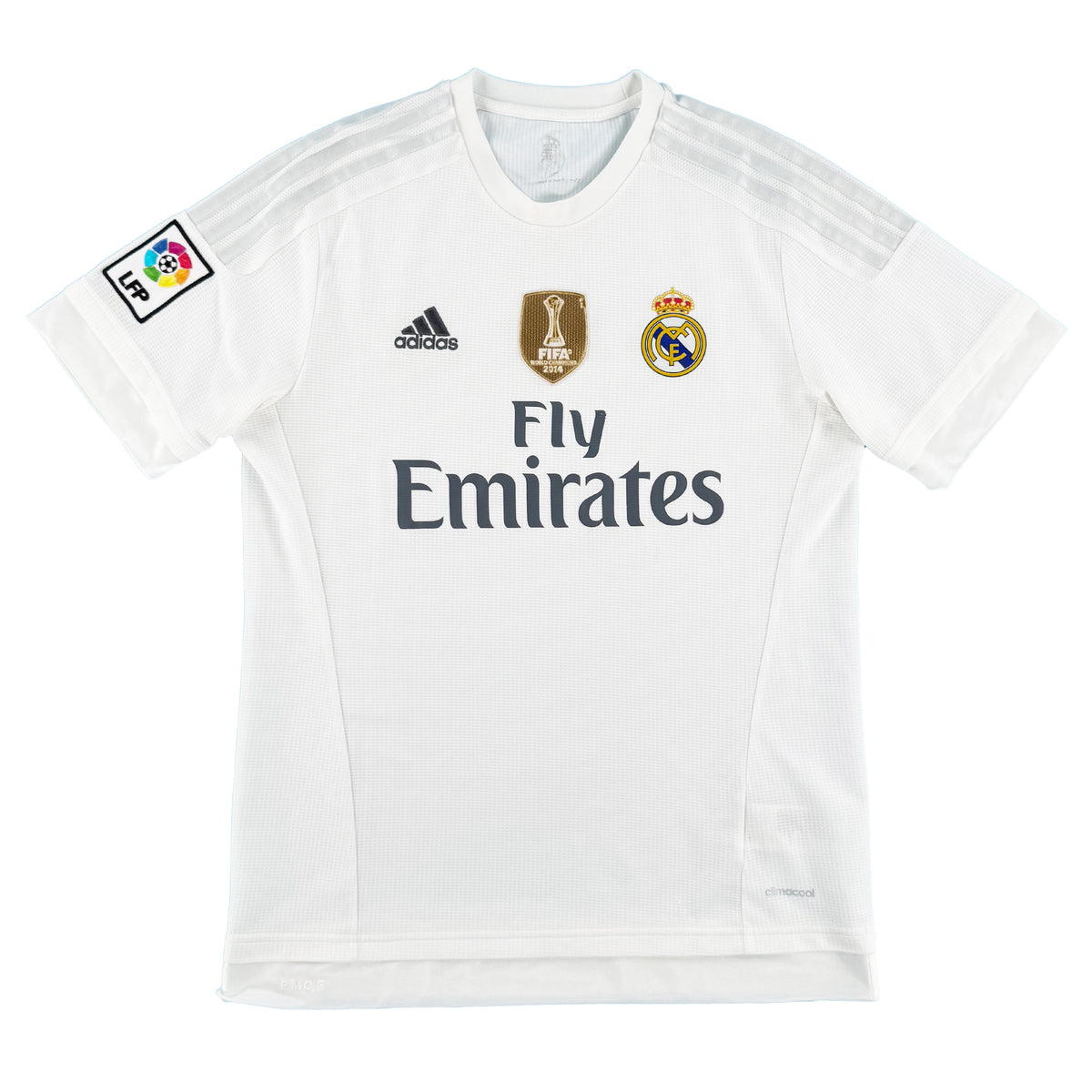 2015-16 Real Madrid Thuis Shirt - 8/10 - (M) - Oldschool Voetbalshirts