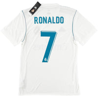 2017-18 Real Madrid Thuis Shirt Ronaldo - Oldschool Voetbalshirts