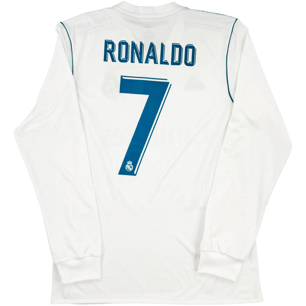 2017-18 Real Madrid Thuis Shirt Ronaldo - Oldschool Voetbalshirts
