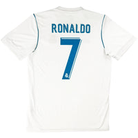2017-18 Real Madrid Thuis Shirt Ronaldo - Oldschool Voetbalshirts