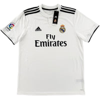 2018-19 Real Madrid Thuis Shirt - Nieuw - (L) - Oldschool Voetbalshirts