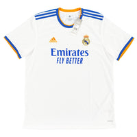 2021-22 Real Madrid Home Shirt - New - (M)