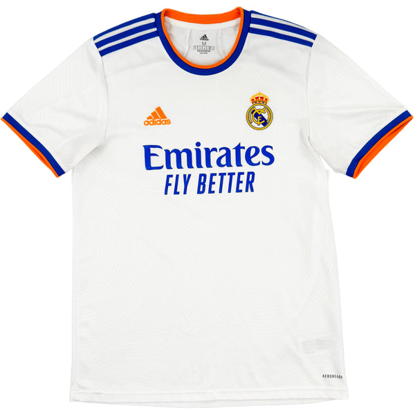 2021-22 Real Madrid Thuis Shirt - Oldschool Voetbalshirts