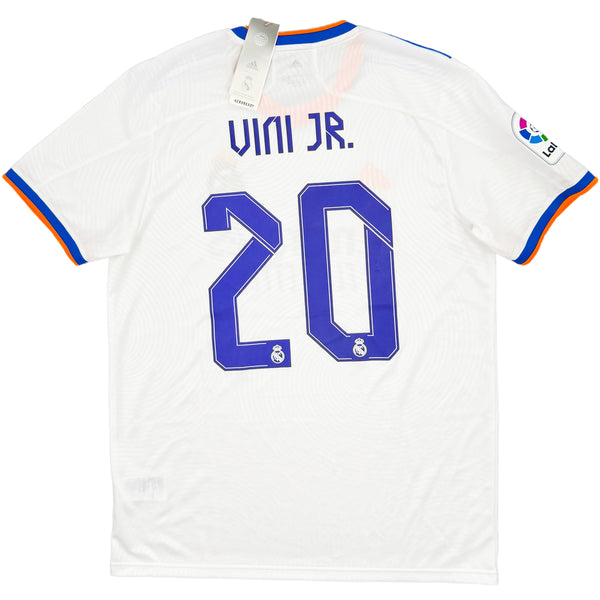 2021-22 Real Madrid Thuis Shirt Vinicius Jr - Oldschool Voetbalshirts