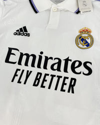 2022-23 Real Madrid Thuis Shirt Vini Jr. #20 - 10/10 - (M) - Oldschool Voetbalshirts