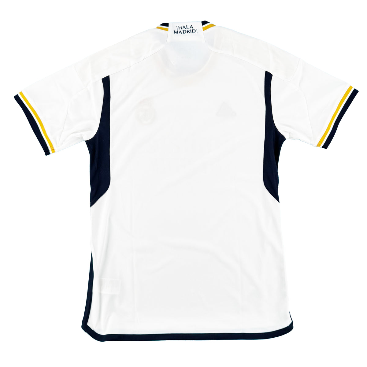 Wit Real Madrid thuis voetbalshirt uit seizoen 2023 - 2024 achterkant