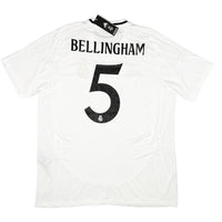 2024-25 Real Madrid Thuis Shirt Bellingham - Oldschool Voetbalshirts