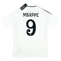 2024-25 Real Madrid Thuis Shirt Mbappé - Oldschool Voetbalshirts