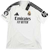 2024-25 Real Madrid Thuis Shirt - Oldschool Voetbalshirts