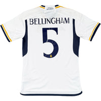 2023-24 Real Madrid Thuis Shirt Bellingham #5 - 8/10 - (M)