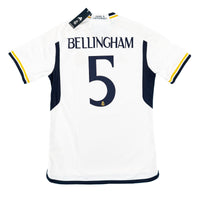 Real Madrid - Home Shirt - BELLINGHAM #5 - 2023/24 - Size M - 10/10