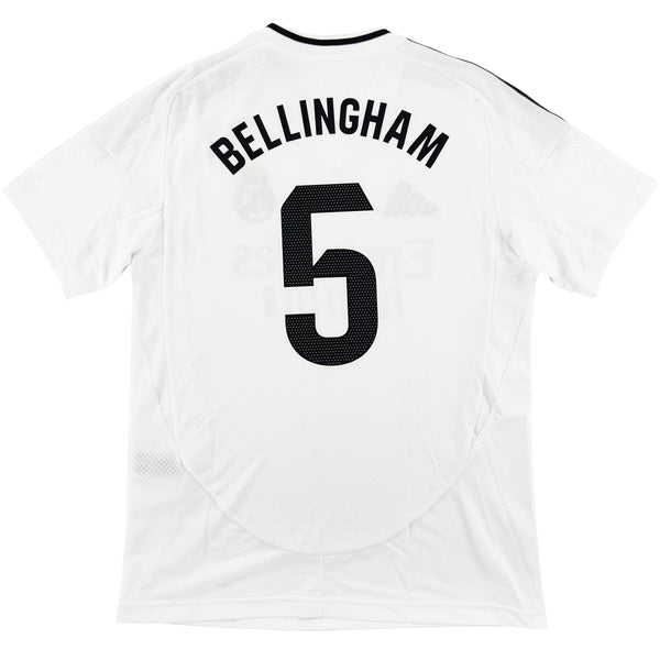 2024-25 Real Madrid Thuis Shirt Bellingham #5 - 10/10 - (M) - Oldschool Voetbalshirts