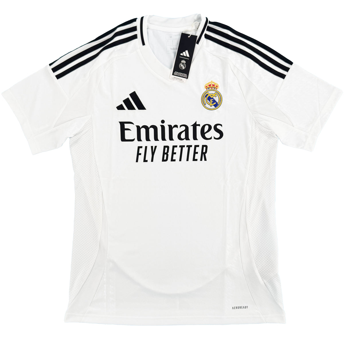2024-25 Real Madrid Thuis Shirt Bellingham #5 - 10/10 - (M) - Oldschool Voetbalshirts