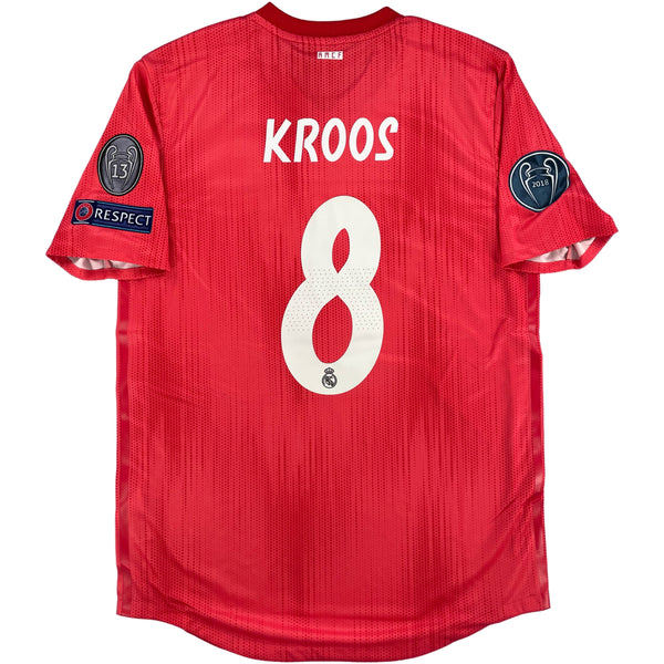2018-19 Real Madrid Player Issue Derde Shirt Kroos #8 - 10/10 - (L) - Oldschool Voetbalshirts