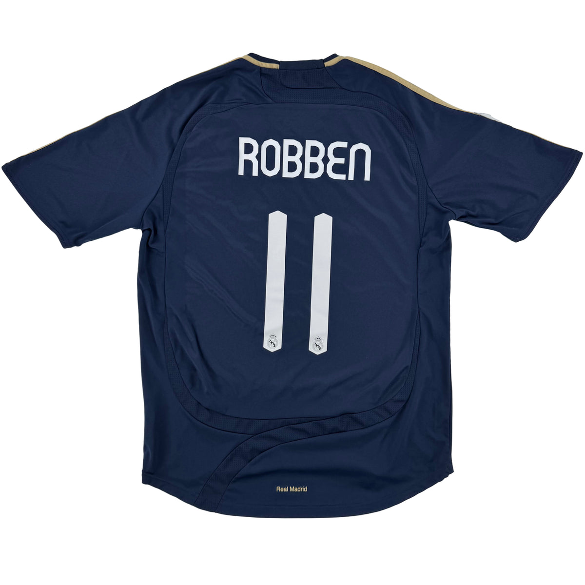 2007-08 Real Madrid Away Shirt Robben #11 - 9/10 - (L)