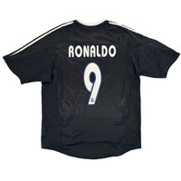 2004-05 Real Madrid Away Shirt Ronaldo #9 - 7/10 - (L)