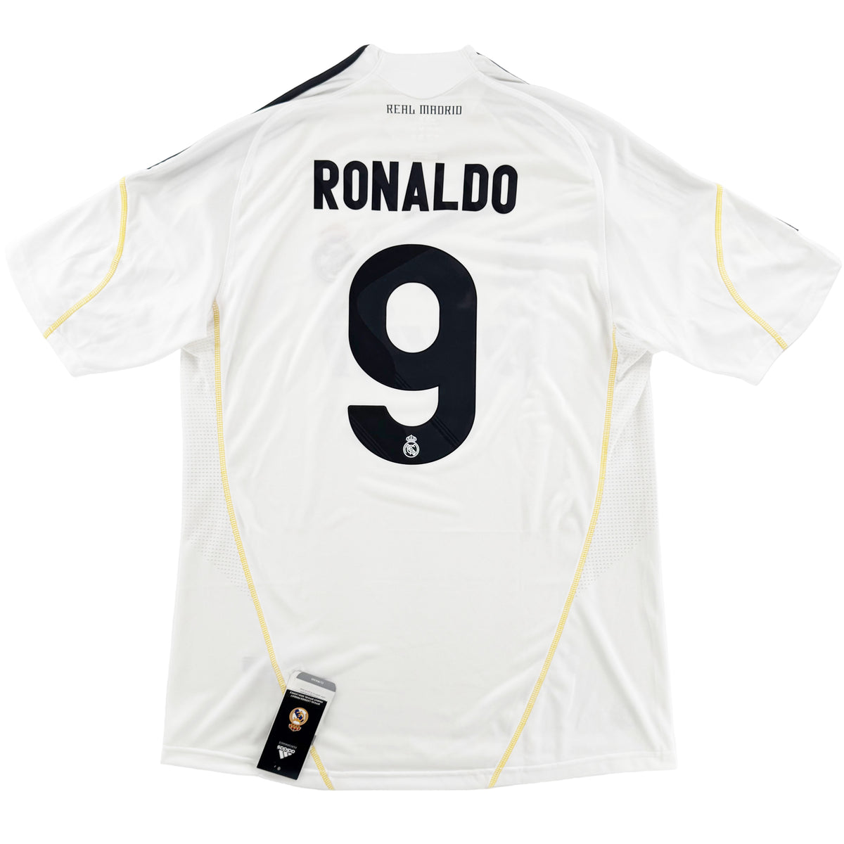 2009-10 Real Madrid Thuis Shirt Ronaldo #9 - Nieuw - (L)