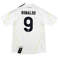 2009-10 Real Madrid Thuis Shirt Ronaldo #9 - Nieuw - (L)
