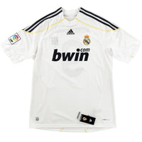 2009-10 Real Madrid Thuis Shirt Ronaldo #9 - Nieuw - (L)