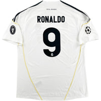 2009-10 Real Madrid Thuis Shirt Ronaldo #9 - 10/10 - (XL)