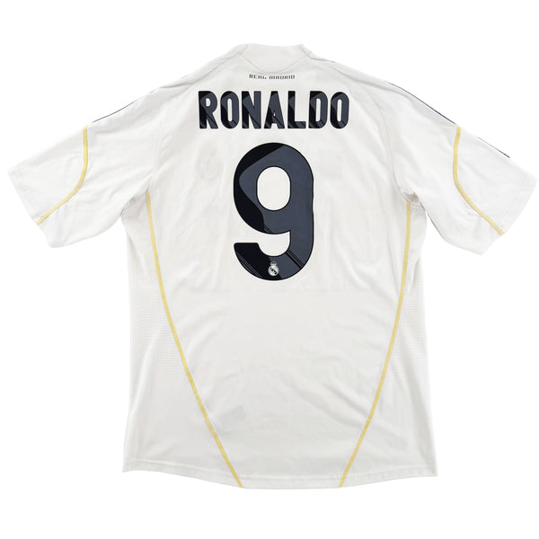 2009-10 Real Madrid Thuis Shirt Ronaldo #9 - 8/10 - (L)