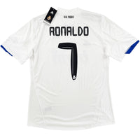2010-11 Real Madrid Thuis Shirt Ronaldo #7 - Nieuw - (L)