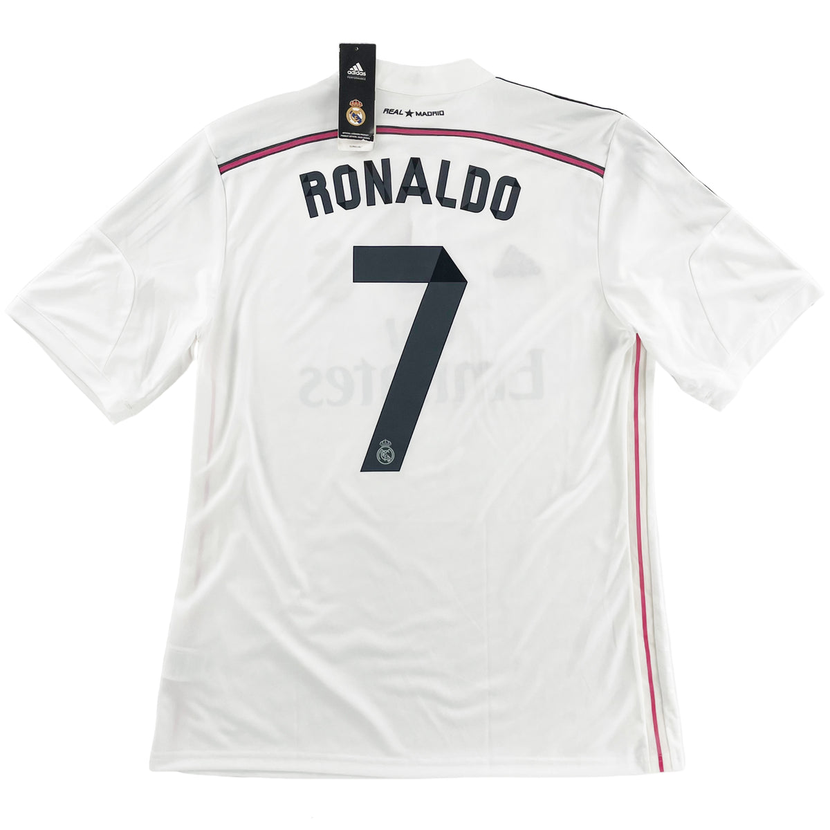2014-15 Real Madrid Home Shirt Ronaldo #7 - New - (L)
